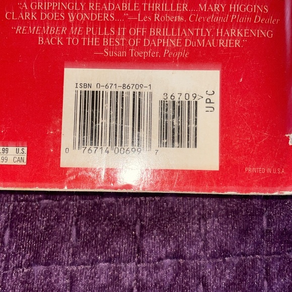 Mary Higgens Clark 2 pack back novels remember me and you belong to me books - Picture 5 of 9